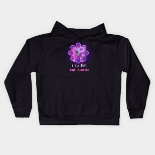 I Go For the Juggler Pastel Goth Clown Kids Hoodie